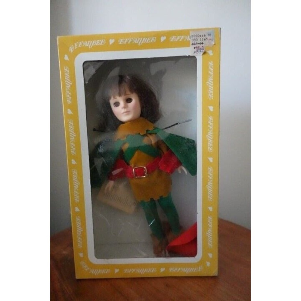 1984 Effanbee play size ROBIN HOOD doll with tag‎ and original box